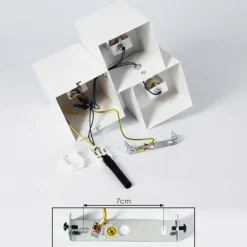 Plafonnier Karaka Blanc, 3 lumières