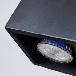Plafonnier Karaka Noir, 3 lumières