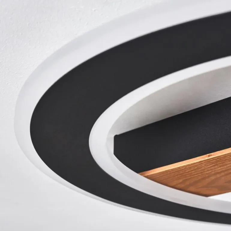Plafonnier Katila LED Brun, Noir, 1 lumière