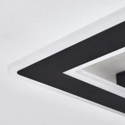 Plafonnier Katila LED Noir, 1 lumière