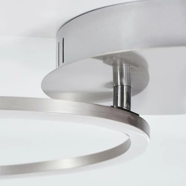 Plafonnier Kereita LED Nickel mat, 1 lumière