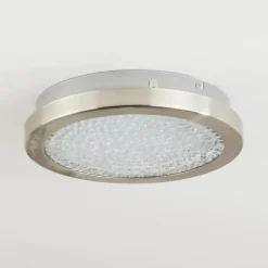 Plafonnier Kerns LED Nickel mat, 1 lumière