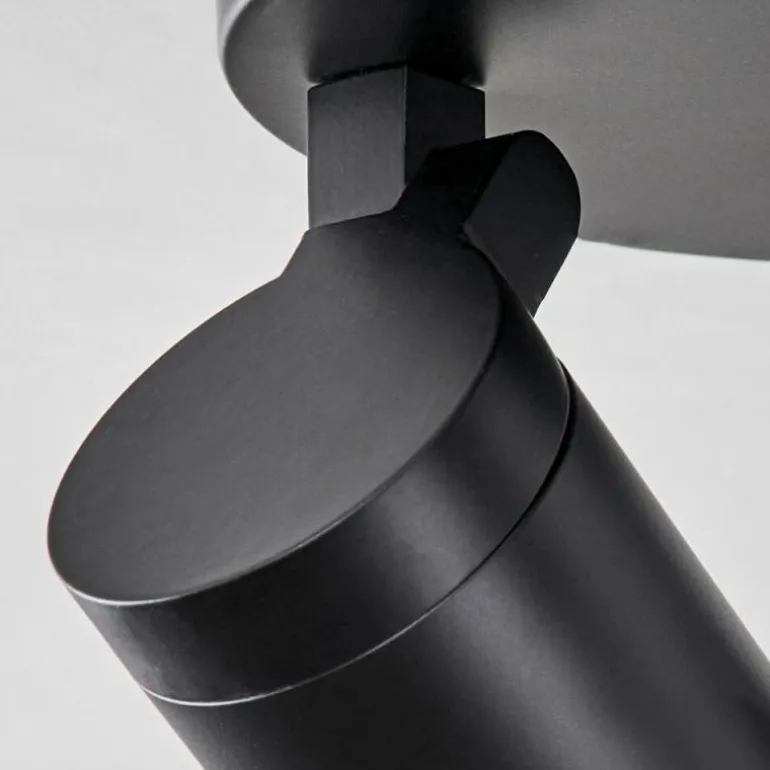 Plafonnier Khnar Noir, 3 lumières