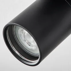 Plafonnier Khnar Noir, 3 lumières