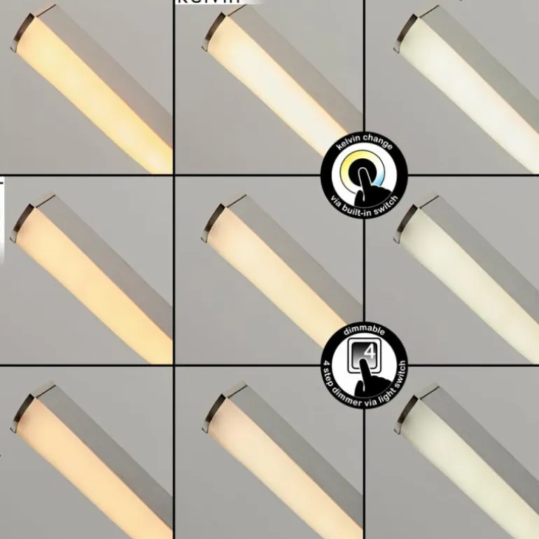 Plafonnier Khovet LED Noir, 1 lumière