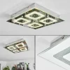 Plafonnier Kingsta LED Chrome, 1 lumière