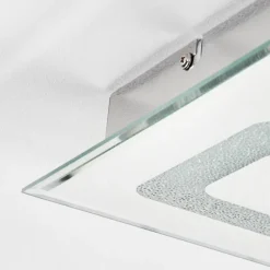 Plafonnier Kingsta LED Chrome, 1 lumière