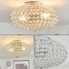 Plafonnier Klamila Chrome, 2 lumières