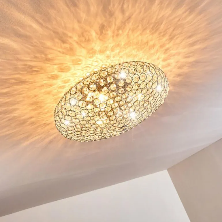 Plafonnier Klamila Chrome, 3 lumières