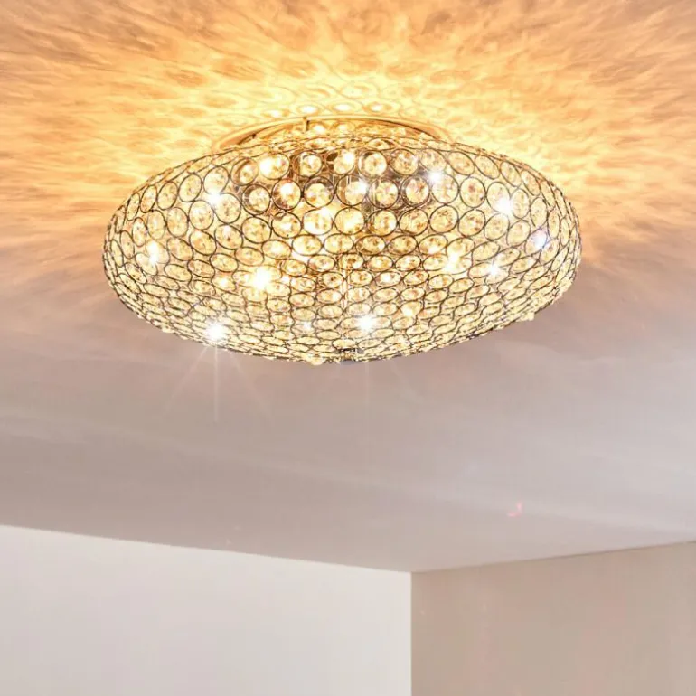 Plafonnier Klamila Chrome, 3 lumières