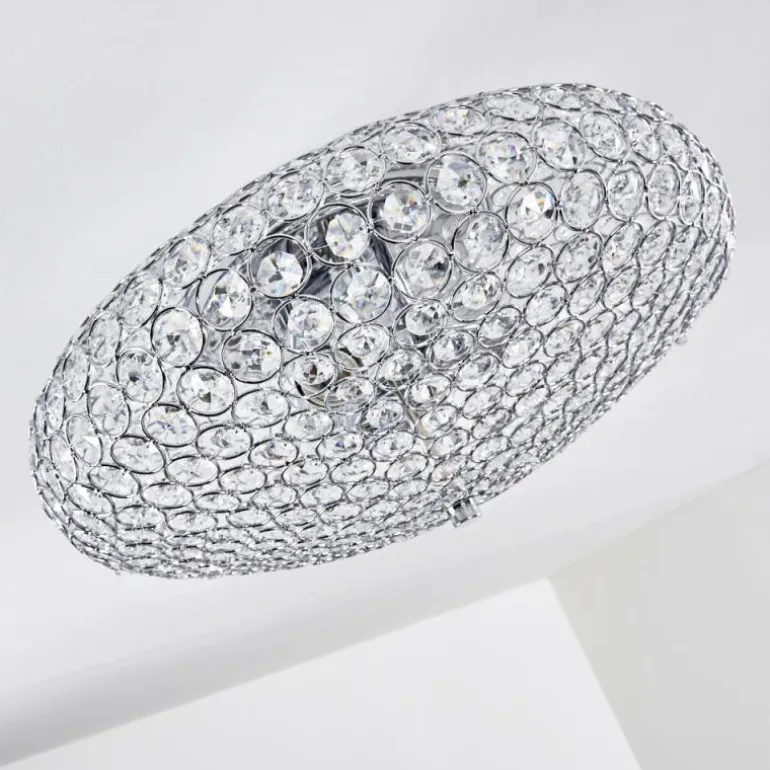 Plafonnier Klamila Chrome, 3 lumières