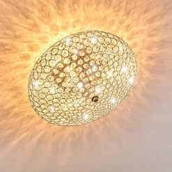 Plafonnier Klamila Chrome, 3 lumières