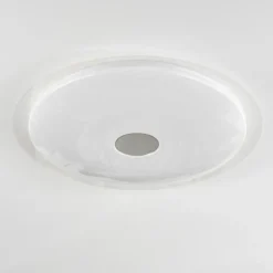 Plafonnier Klosters LED Blanc, 1 lumière, Télécommandes