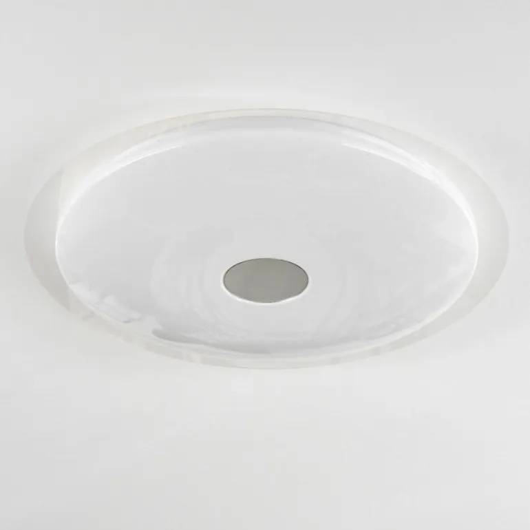 Plafonnier Klosters LED Blanc, 1 lumière, Télécommandes