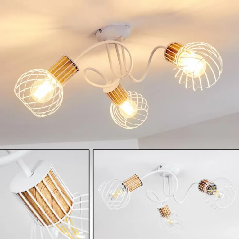 Plafonnier Koler Blanc, 3 lumières