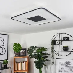 Plafonnier Kolo LED Blanc, 1 lumière, Télécommandes