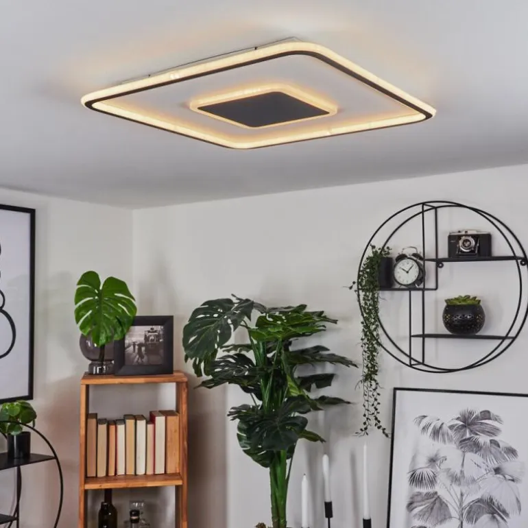Plafonnier Kolo LED Blanc, 1 lumière, Télécommandes