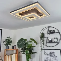 Plafonnier Kolo LED Noir, Blanc, 1 lumière