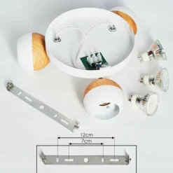 Plafonnier Kotaoa LED Blanc, 3 lumières