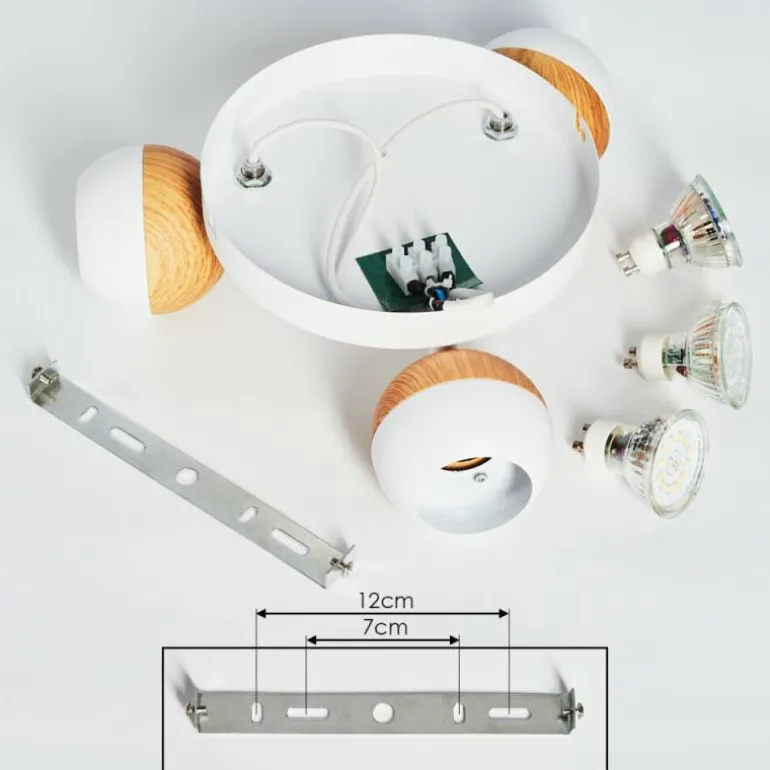Plafonnier Kotaoa LED Blanc, 3 lumières