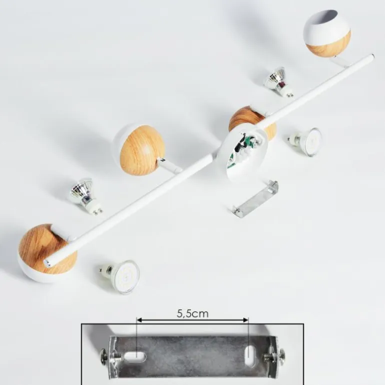 Plafonnier Kotaoa LED Blanc, 4 lumières