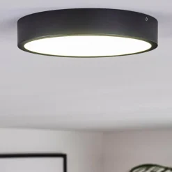 Plafonnier Kragos LED Noir, 1 lumière