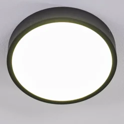 Plafonnier Kragos LED Noir, 1 lumière