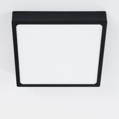 Plafonnier Kragos LED Noir, Blanc, 1 lumière
