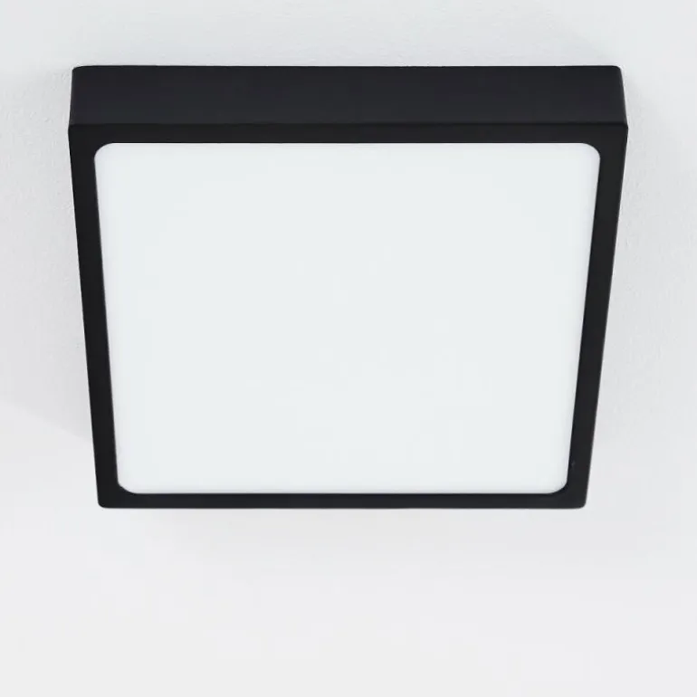Plafonnier Kragos LED Noir, Blanc, 1 lumière