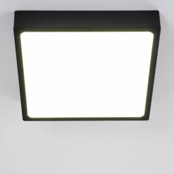 Plafonnier Kragos LED Noir, Blanc, 1 lumière