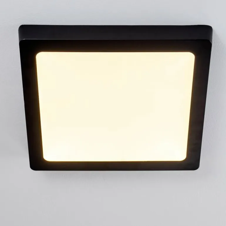 Plafonnier Kragos Noir, 1 lumière