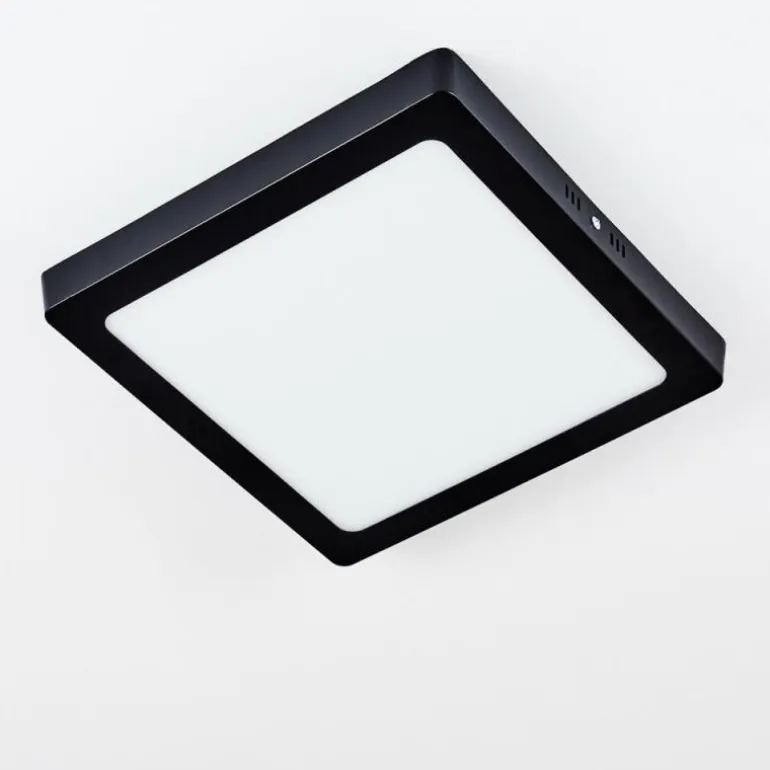 Plafonnier Kragos Noir, 1 lumière