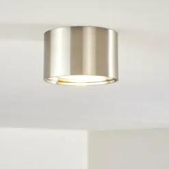 Plafonnier Kristallo LED Nickel mat, 1 lumière