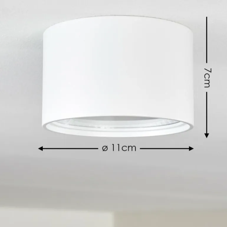 Plafonnier Kristallo LED Blanc, 1 lumière
