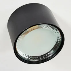 Plafonnier Kristallo LED Noir, 1 lumière