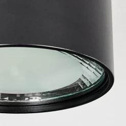 Plafonnier Kristallo LED Noir, 1 lumière