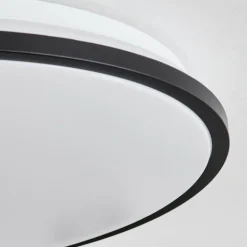 Plafonnier Kroch LED Blanc, 1 lumière, Télécommandes, Changeur de couleurs