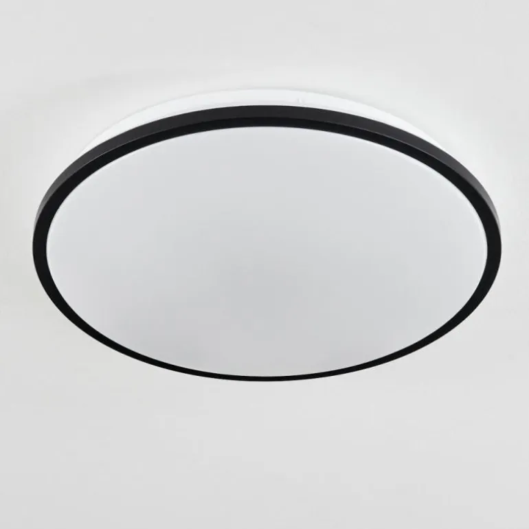 Plafonnier Kroch LED Blanc, 1 lumière, Télécommandes, Changeur de couleurs