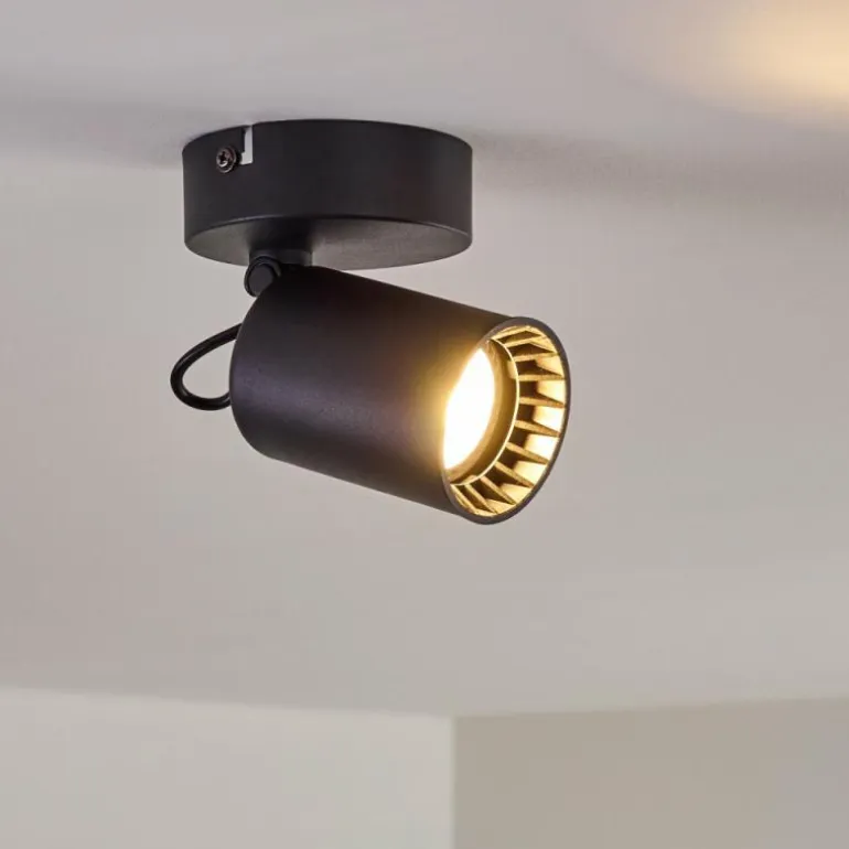 Plafonnier Kullaberg Noir, 1 lumière
