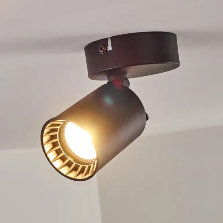 Plafonnier Kullaberg Noir, 1 lumière