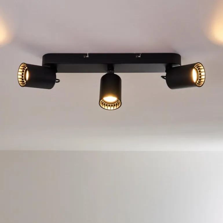 Plafonnier Kullaberg Noir, 3 lumières