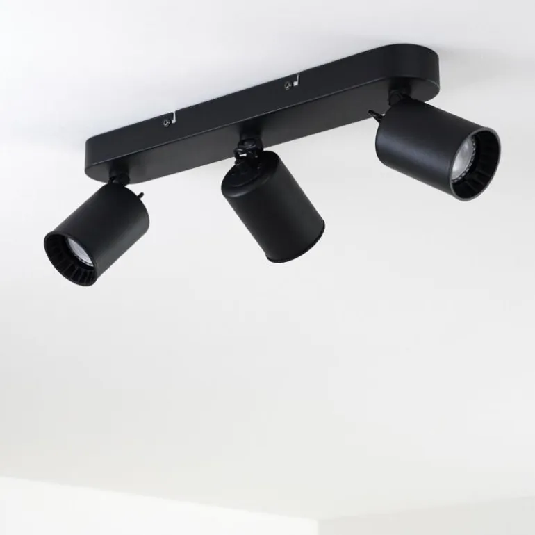 Plafonnier Kullaberg Noir, 3 lumières