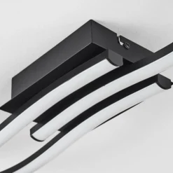 Plafonnier Kumahu LED Noir, 1 lumière