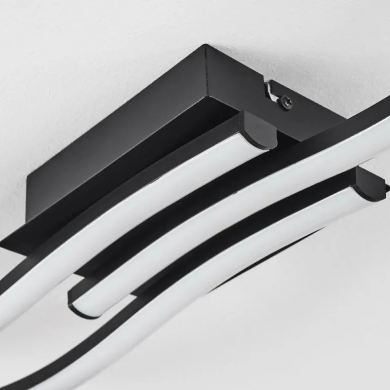 Plafonnier Kumahu LED Noir, 1 lumière