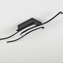 Plafonnier Kumahu LED Noir, 1 lumière