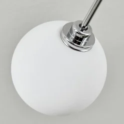 Plafonnier Lacosse LED Chrome, Nickel mat, 21 lumières