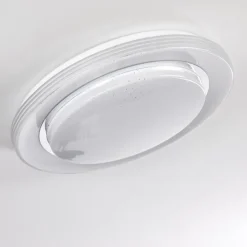 Plafonnier Laganadi LED Blanc, 1 lumière, Télécommandes