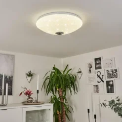 Plafonnier Langlois Blanc, 1 lumière