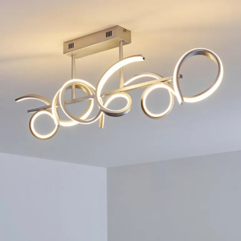 Plafonnier Lavaca LED Argenté, 1 lumière