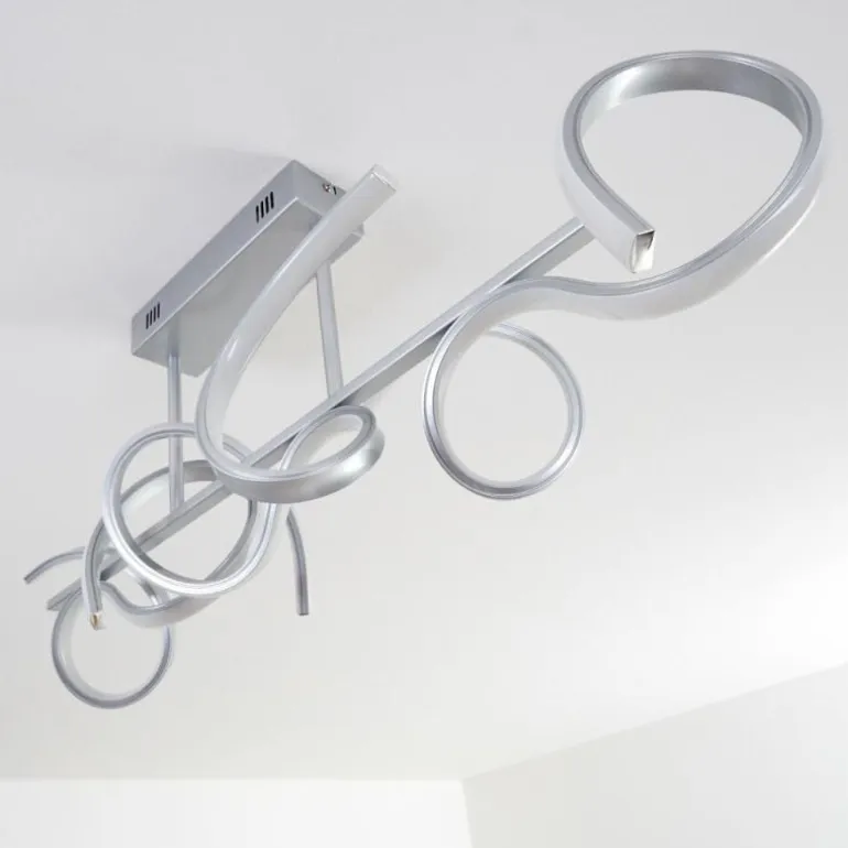 Plafonnier Lavaca LED Argenté, 1 lumière